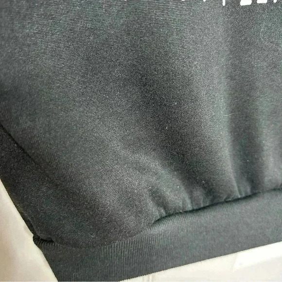 Happy Holidays! Christmas Snowman Sweatshirt Black Size Medium - Picture 7 of 16